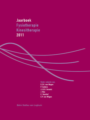 cover image of Jaarboek Fysiotherapie Kinesitherapie 2011